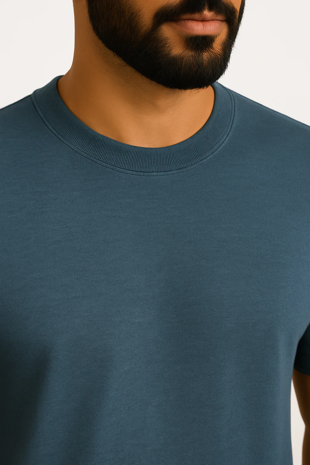Storm Grey Basic Tee - Image 3