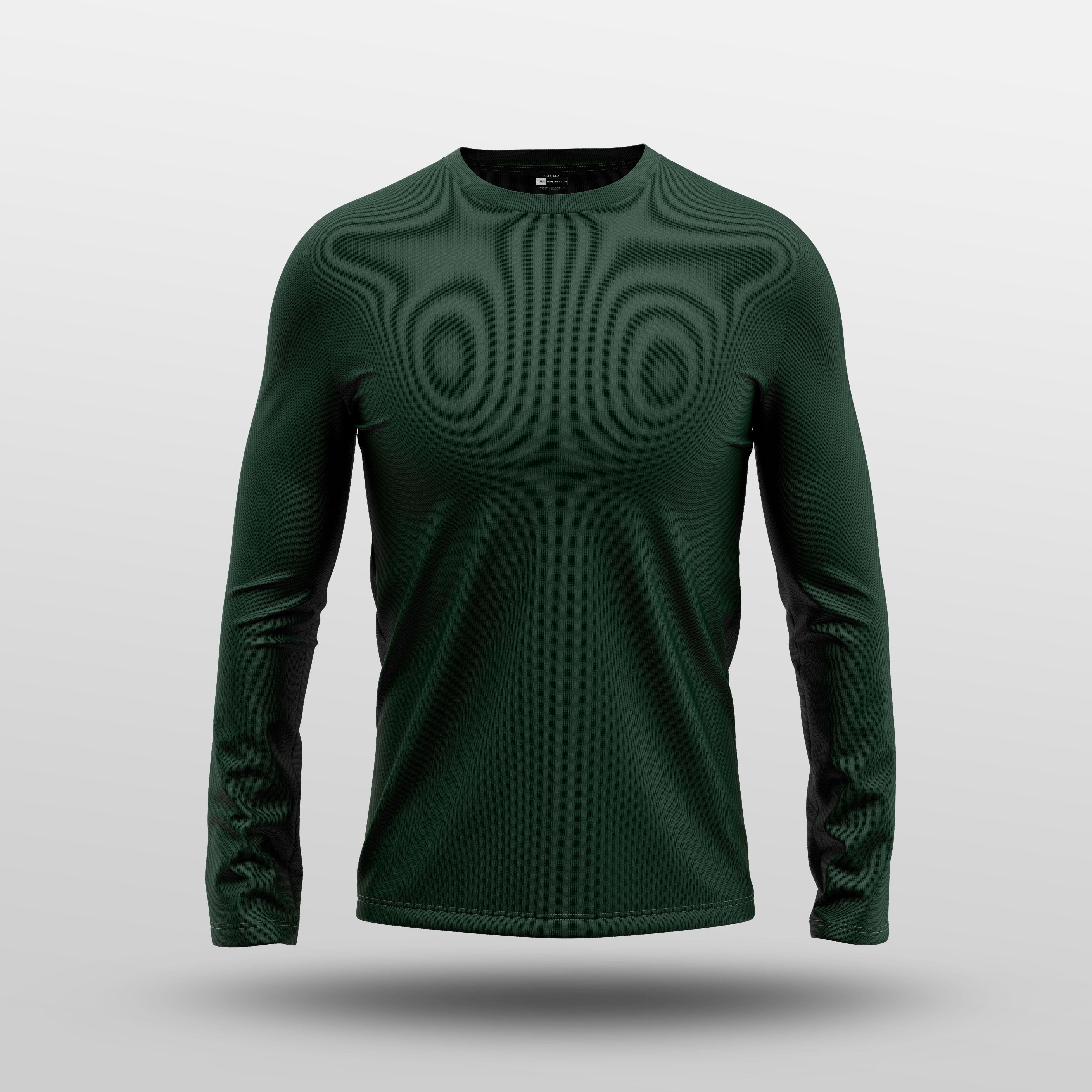 Bottle Green Full Sleeve Tee - Image 4
