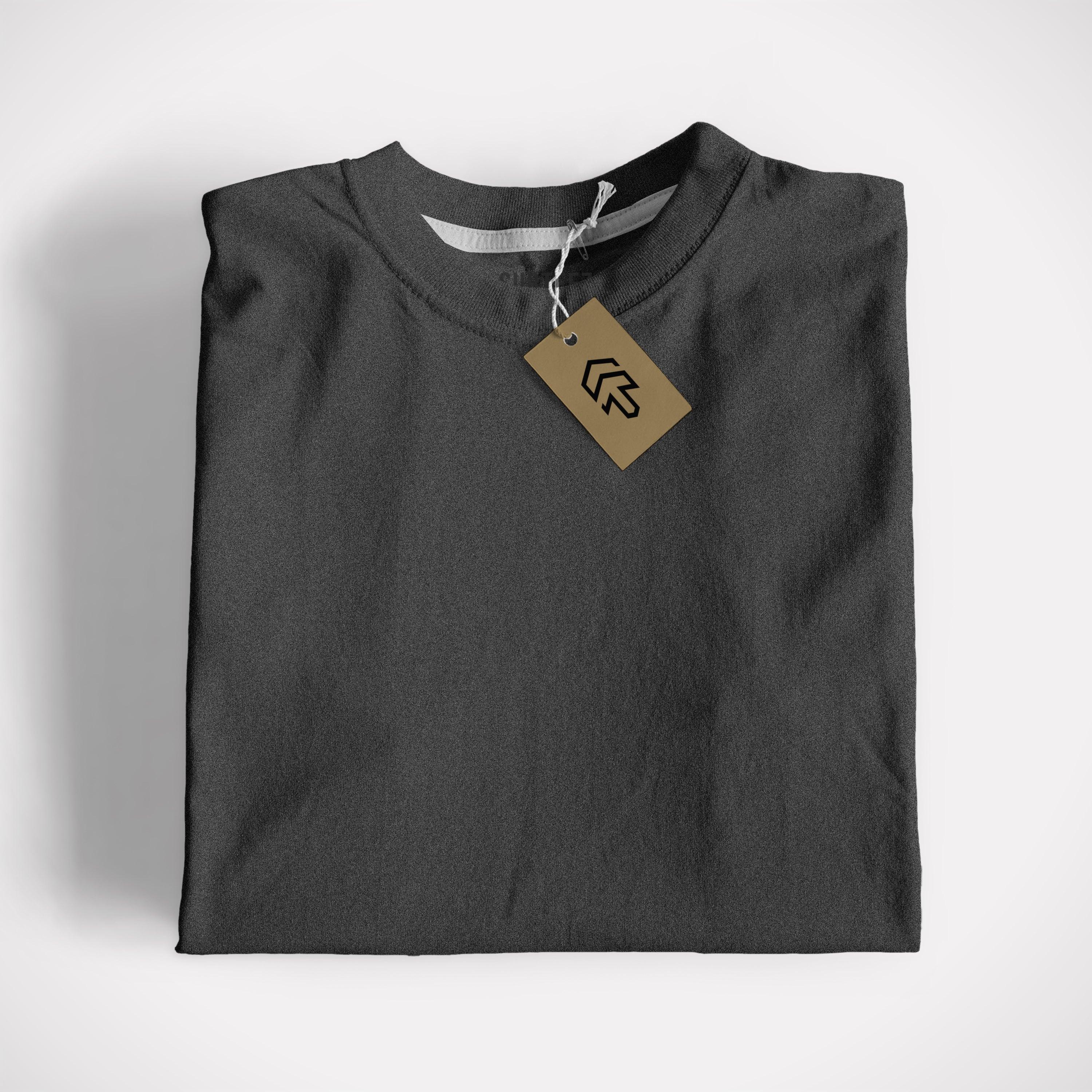 Charcoal Basic Tee - Image 3