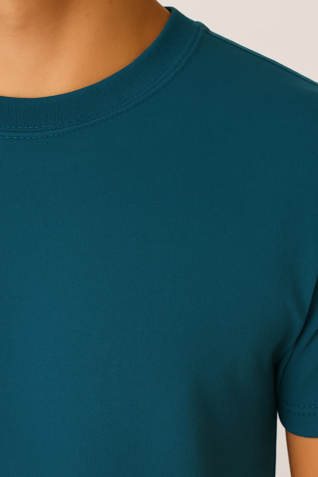 Crystal Teal Basic Tee - Image 4
