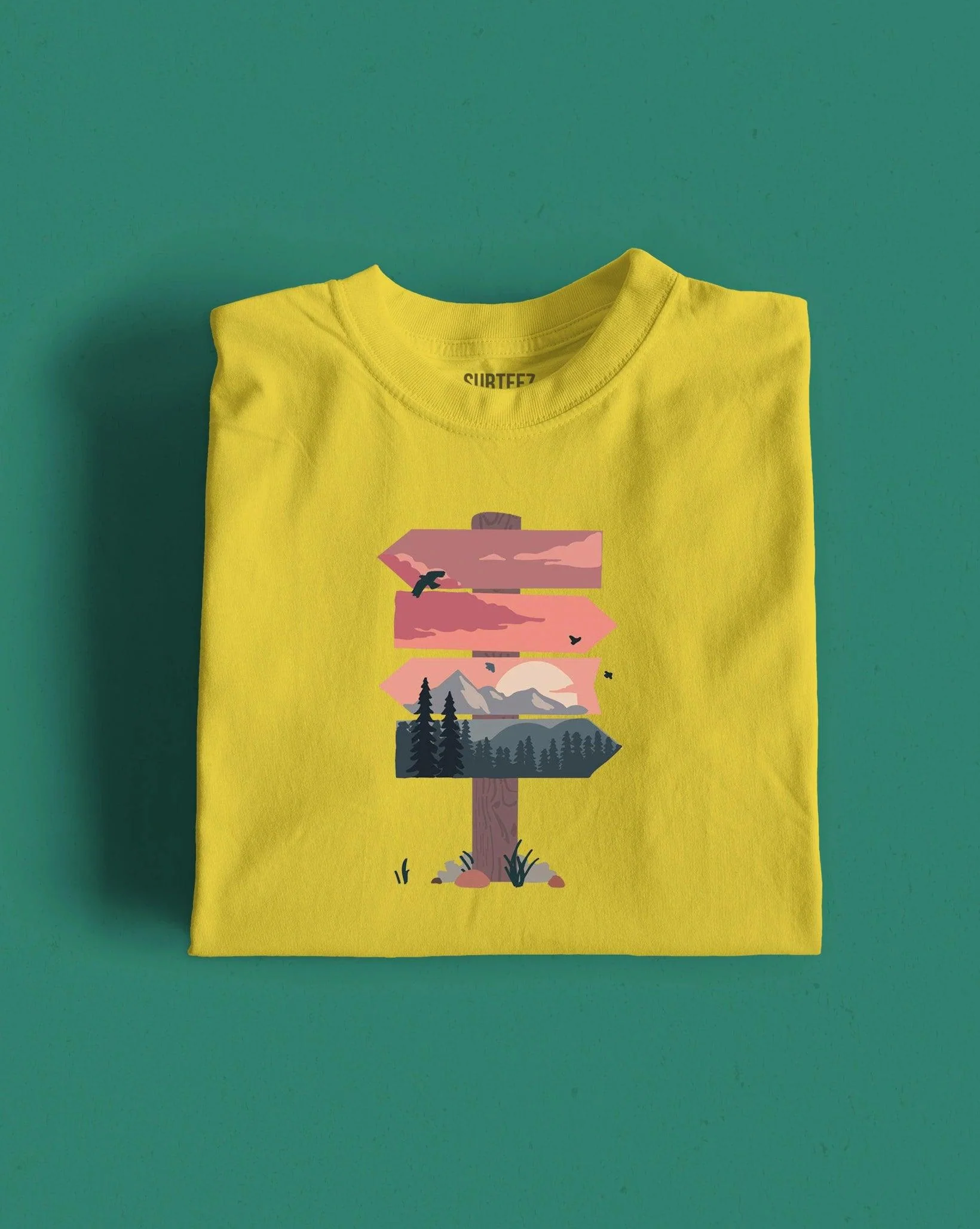 Direction Forest Graphic Tshirt - Image 4