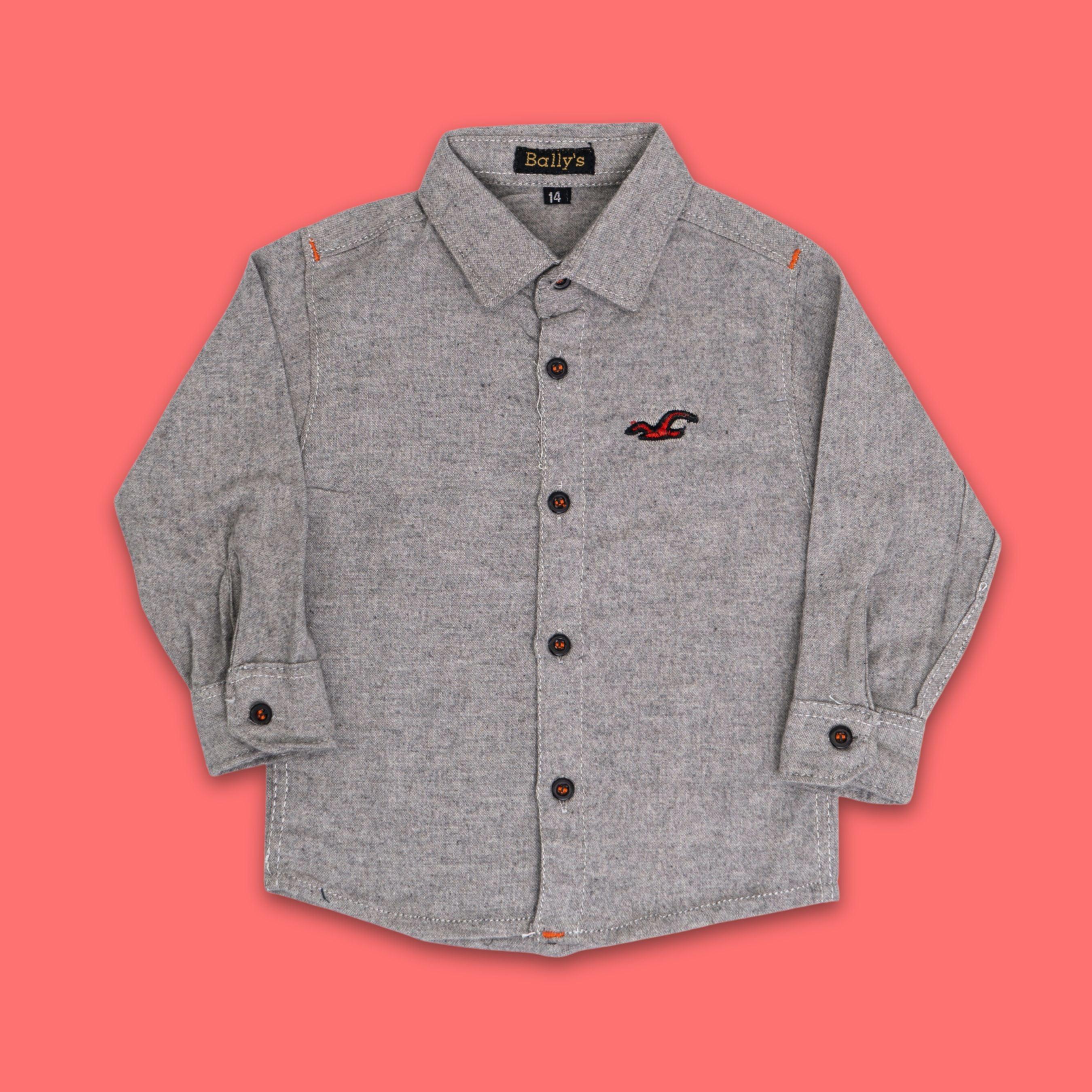 H/Grey Fleece Winter Shirt - Image 3