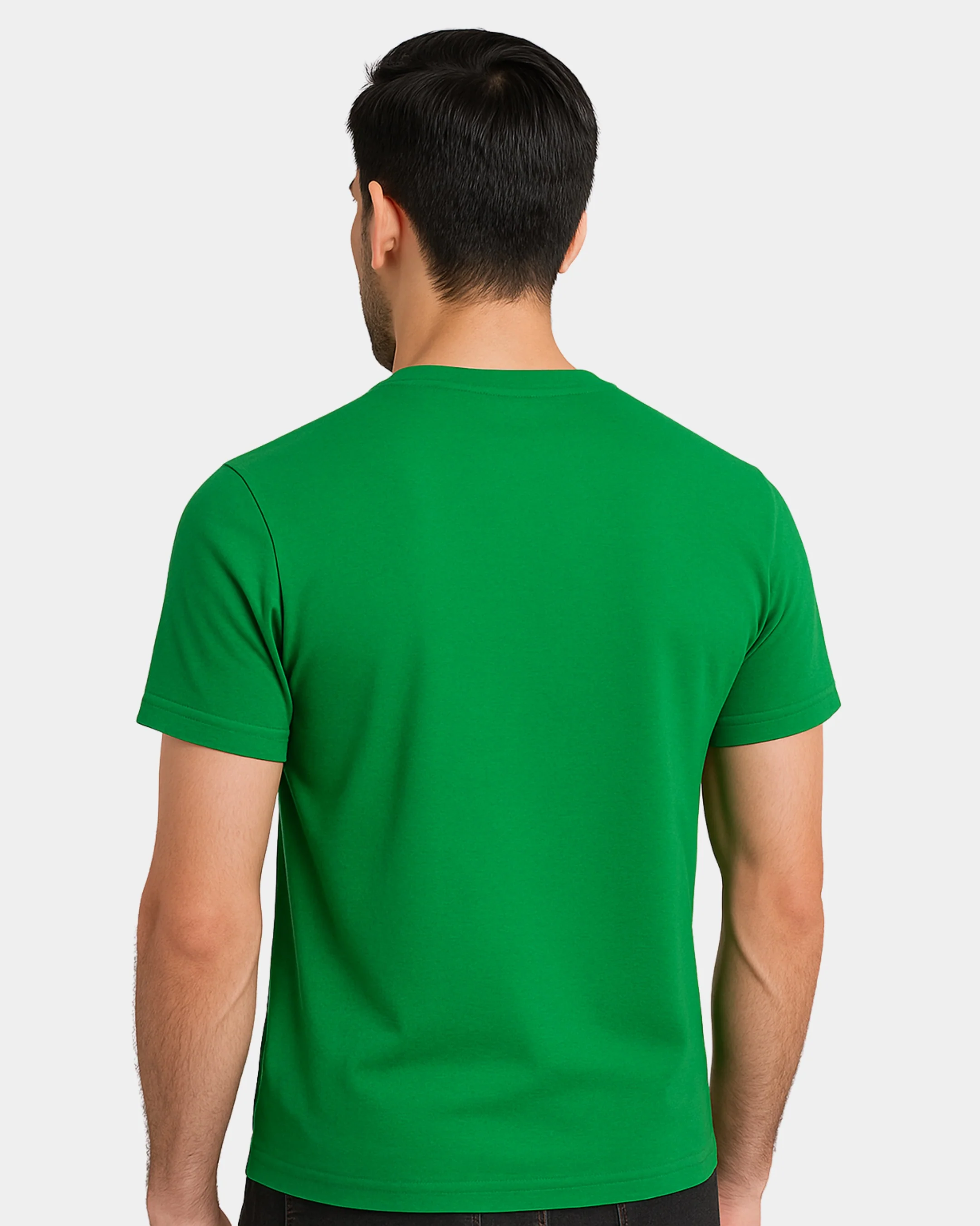 Kelly Green Basic Tee - Image 2