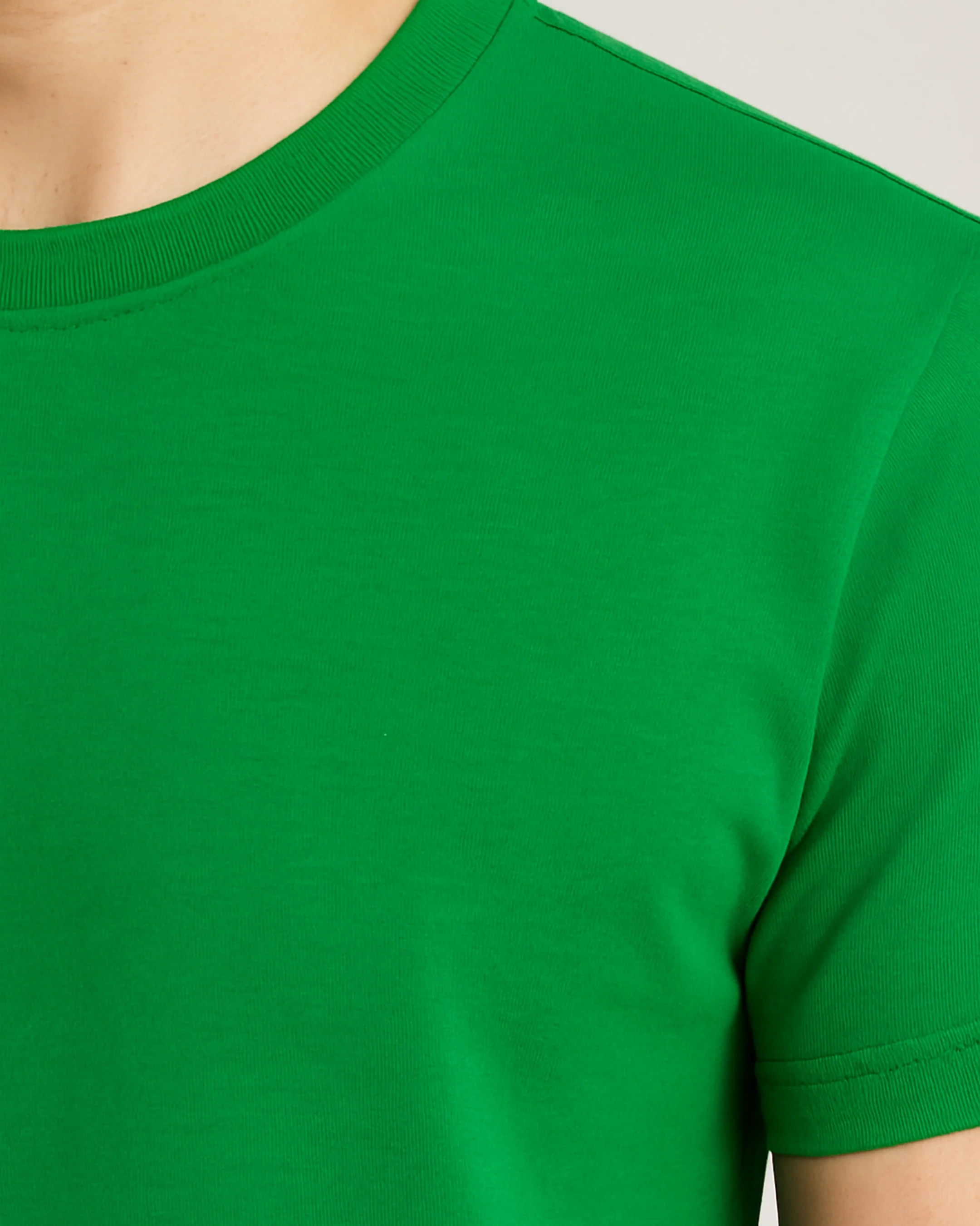 Kelly Green Basic Tee - Image 3