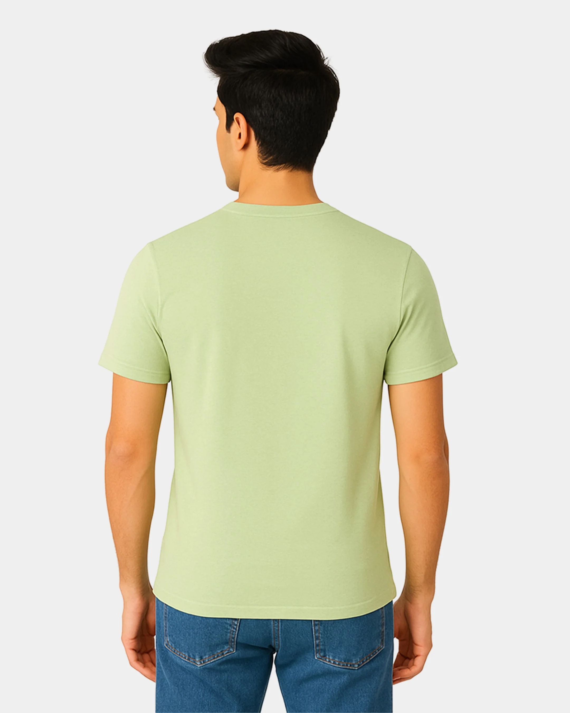 Pistachio Green Basic Tee - Image 2