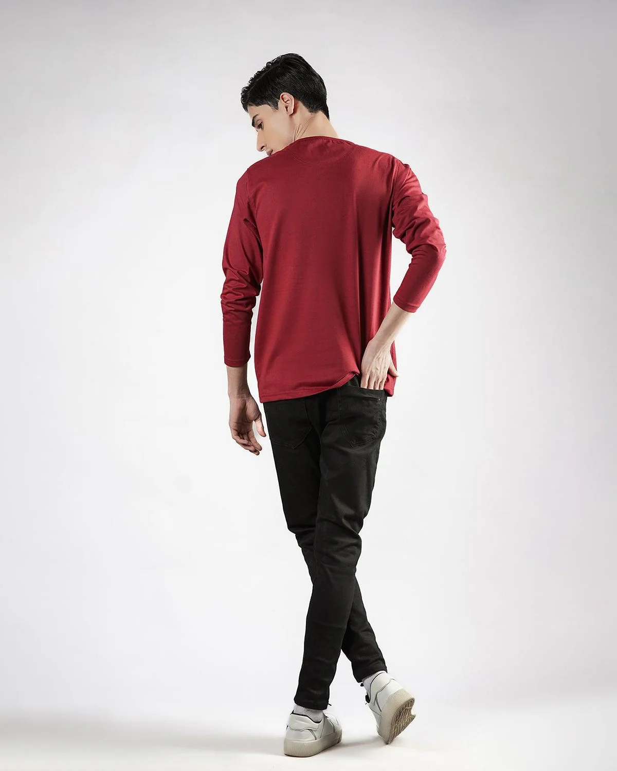 Maroon Henley F/S - Image 3