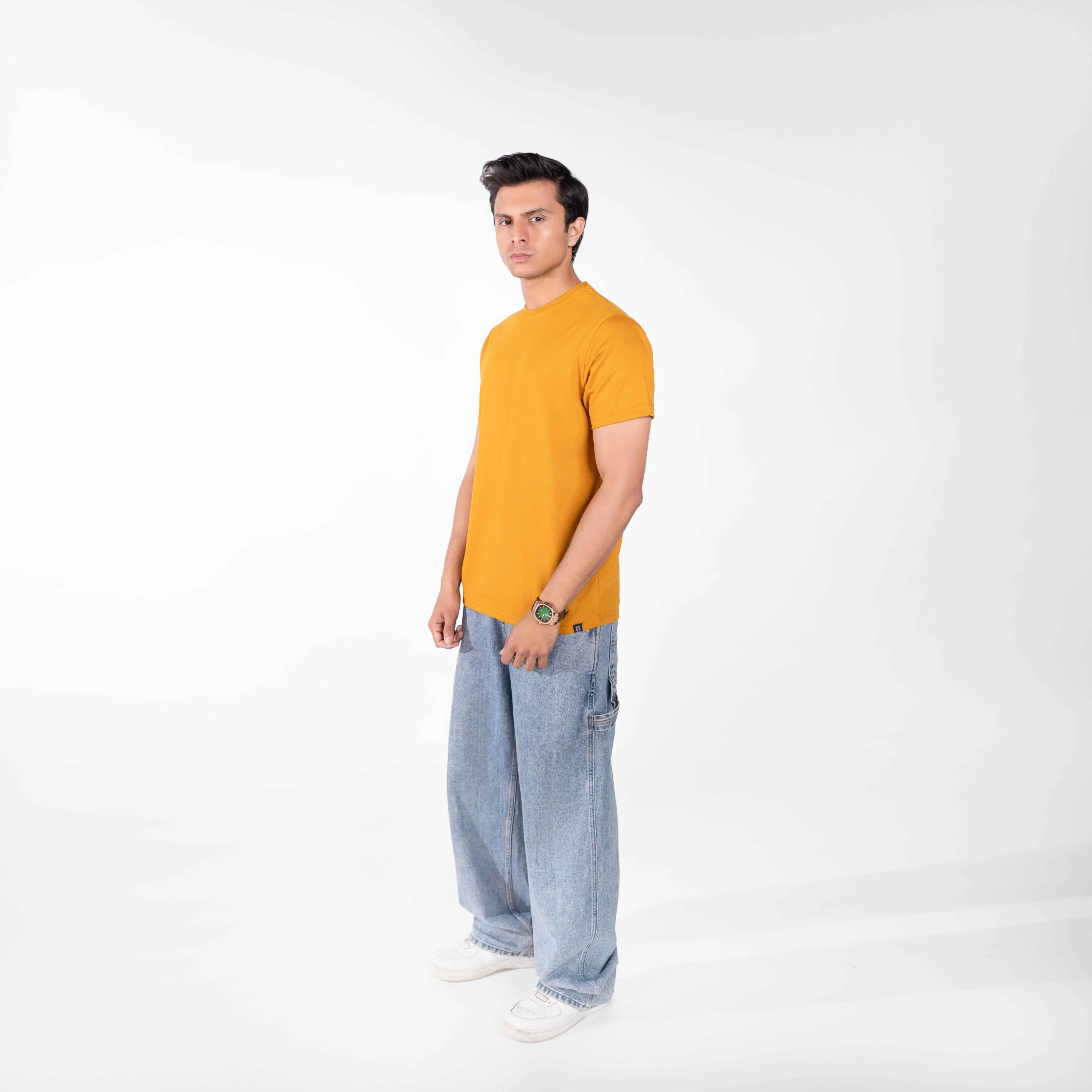 Mustard Basic Tee - Image 2