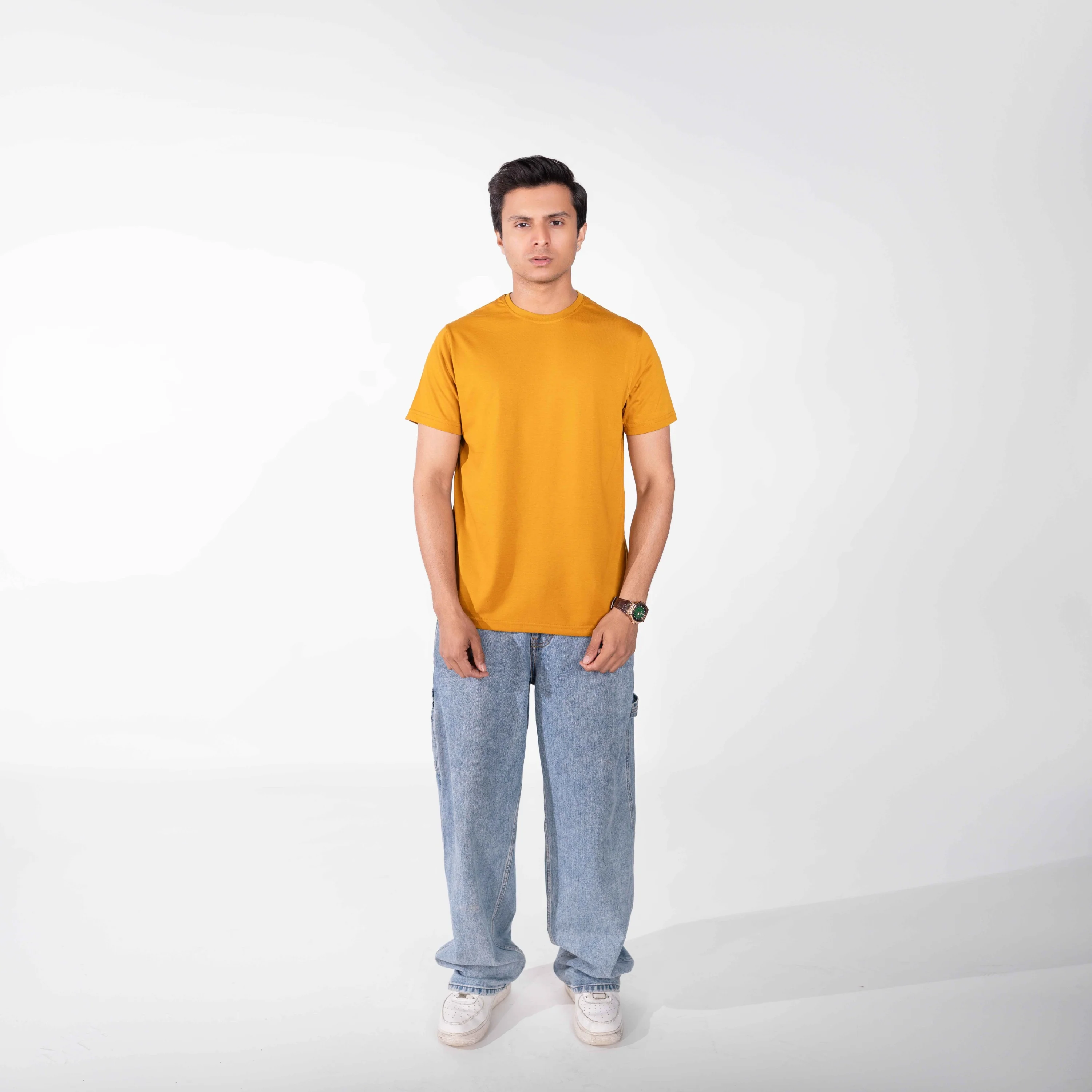 Mustard Basic Tee - Image 3
