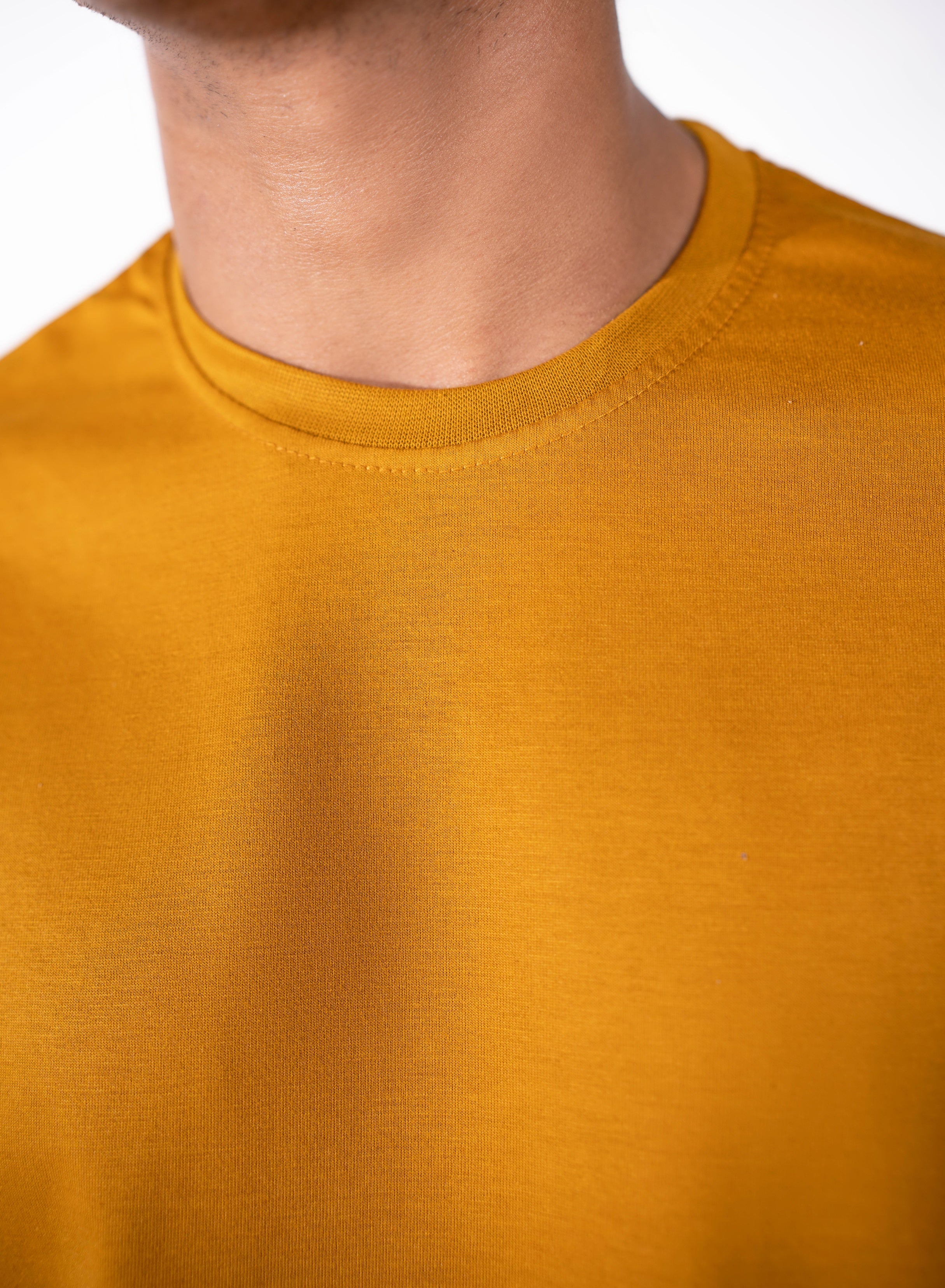Mustard Basic Tee - Image 4