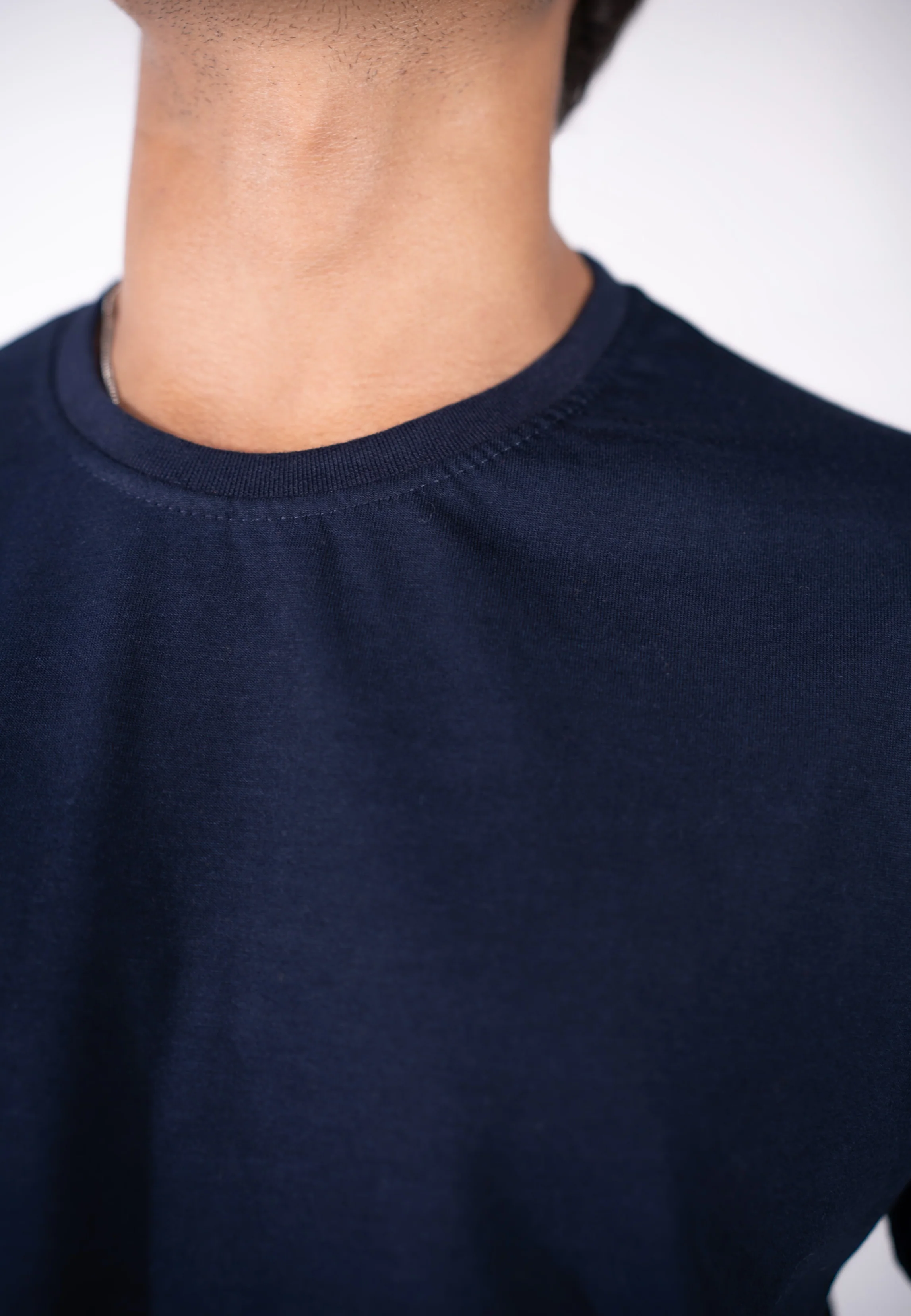 Navy Blue Basic Tee - Image 5