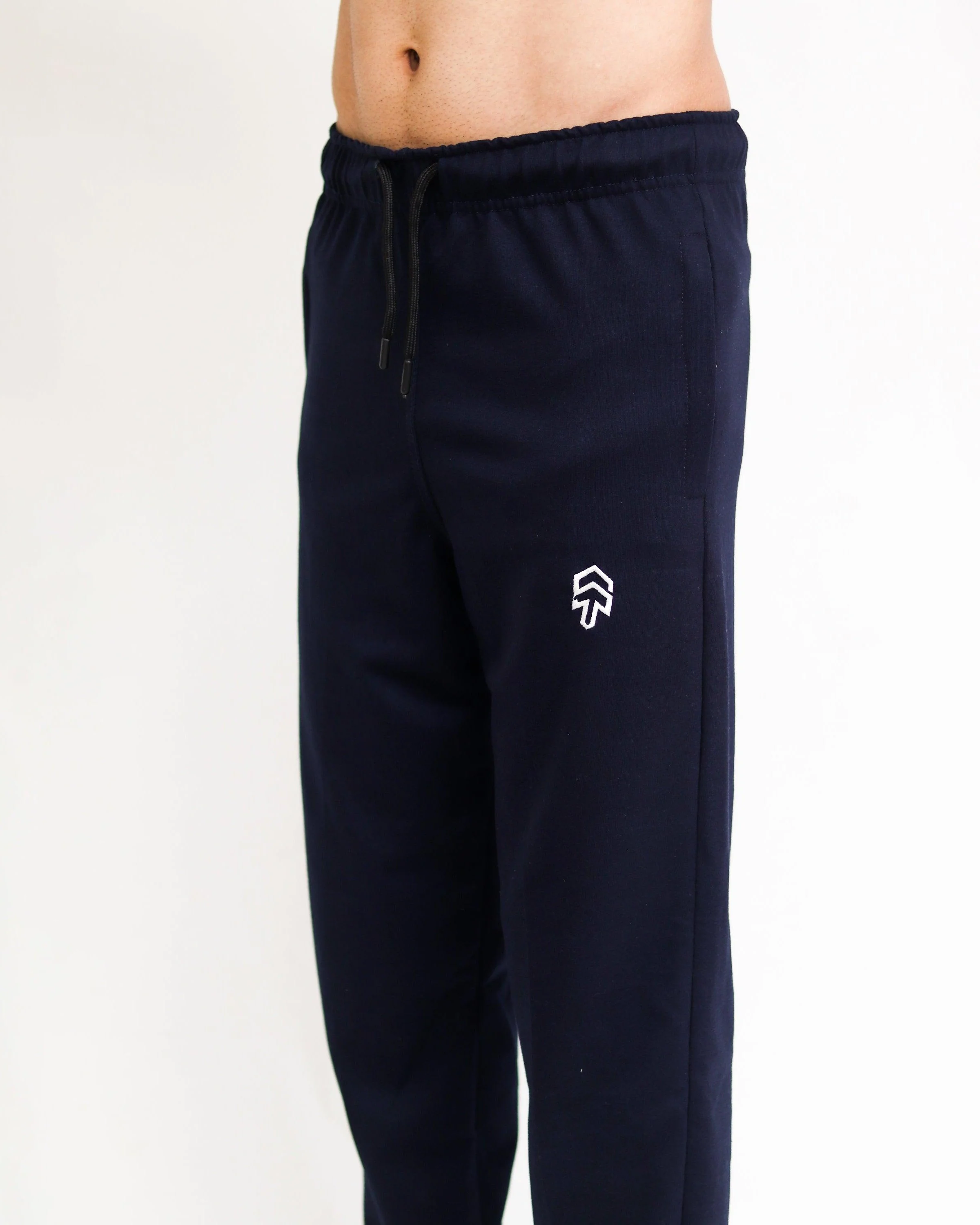 Navy Terry Basic Trouser - Image 3