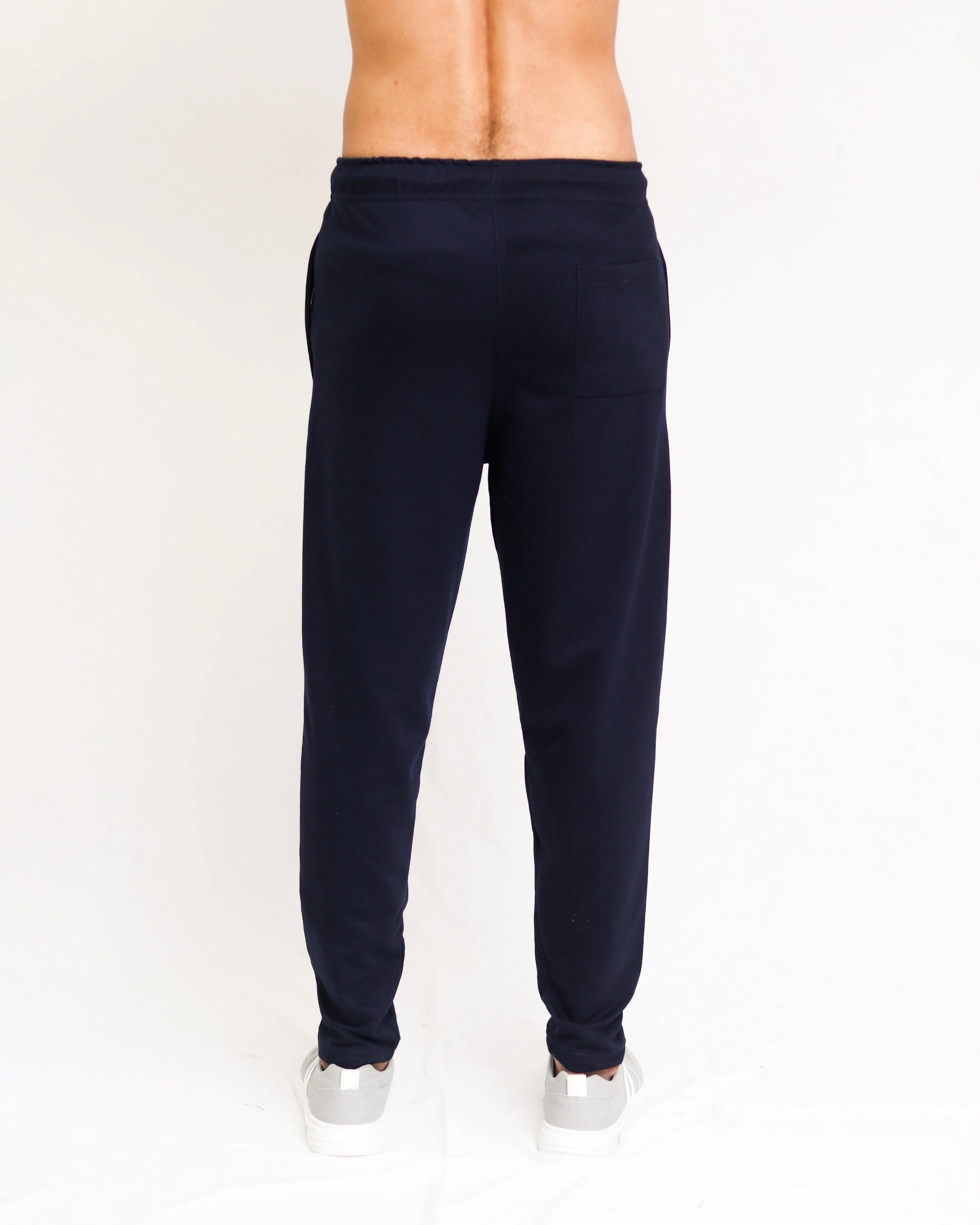 Navy Terry Basic Trouser - Image 4