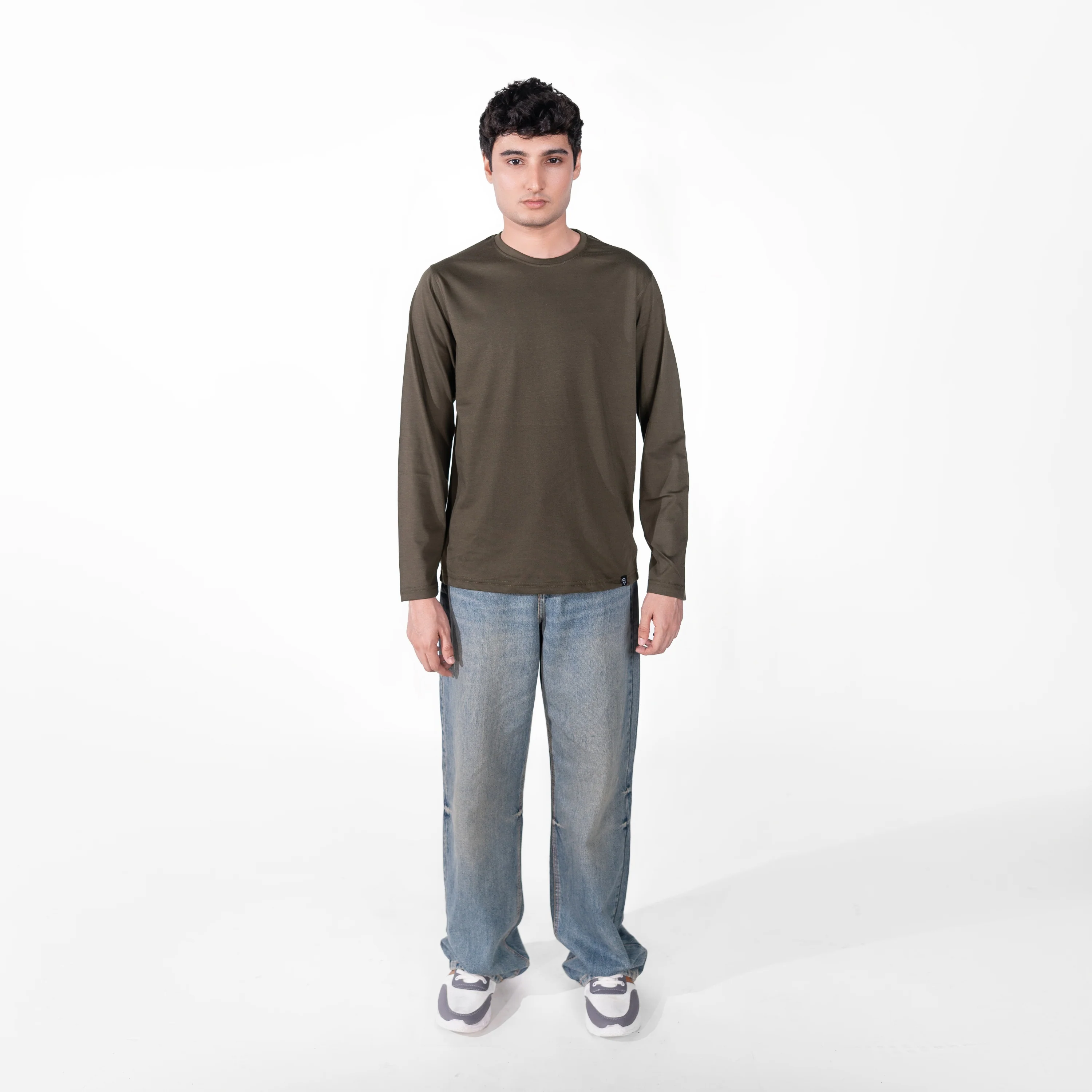 Olive Full Sleeve Tee - Image 3