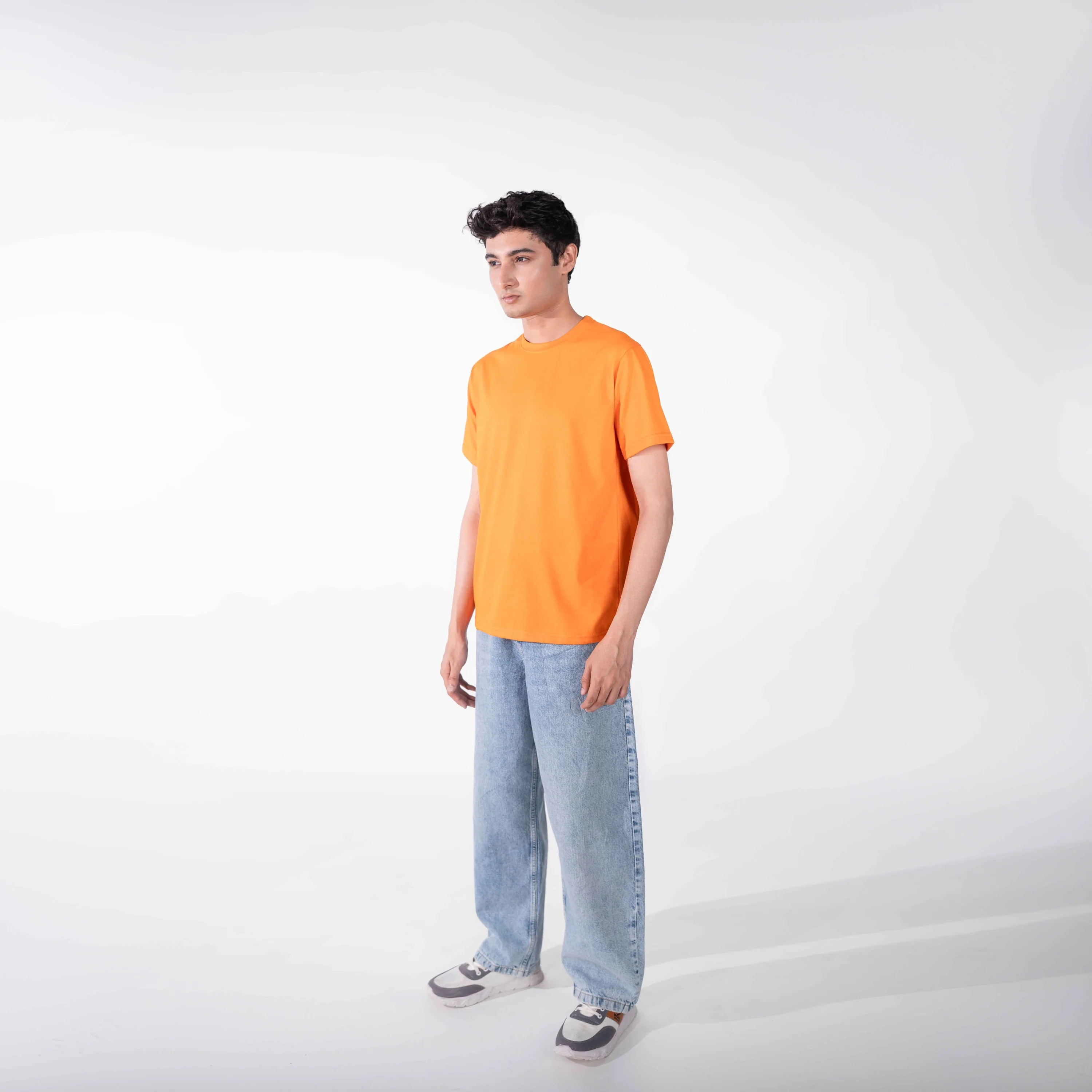 Orange Basic Tee - Image 3