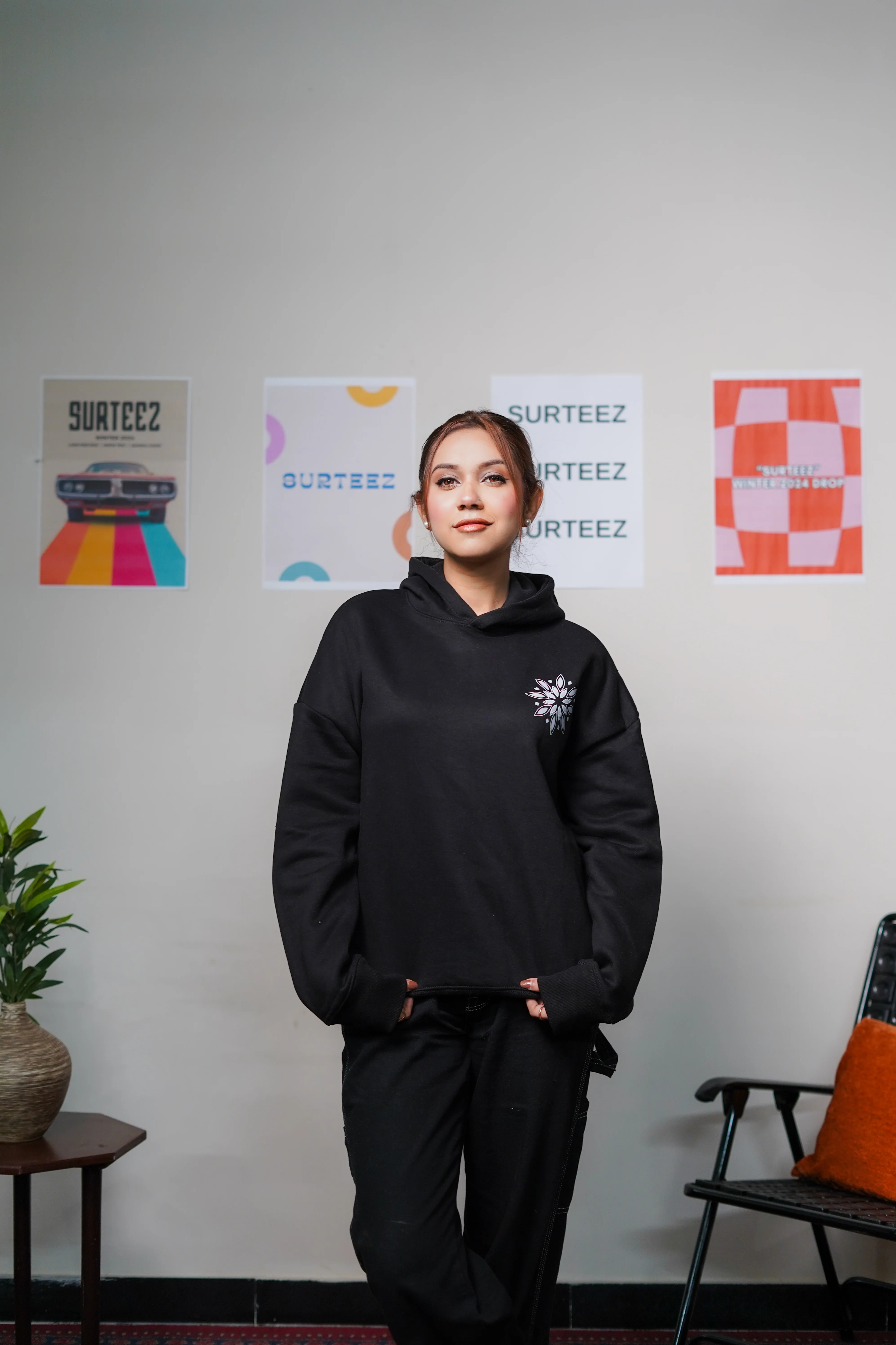 Oversize Motif Hoodie - Image 4