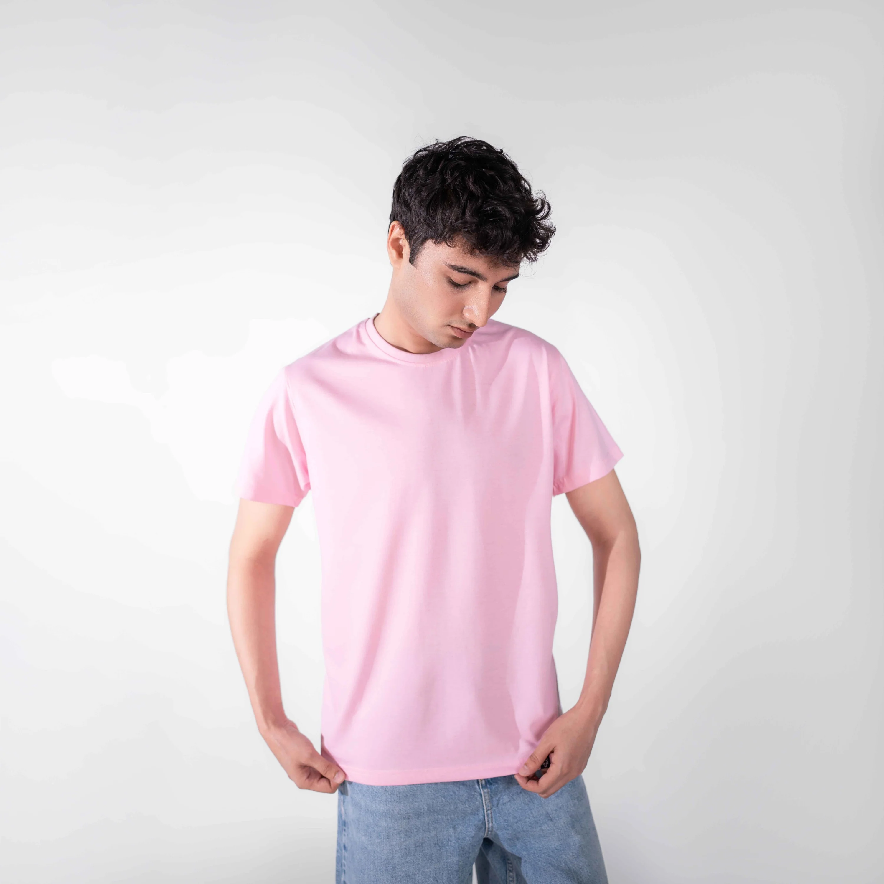 Pink Basic Tee - Image 2
