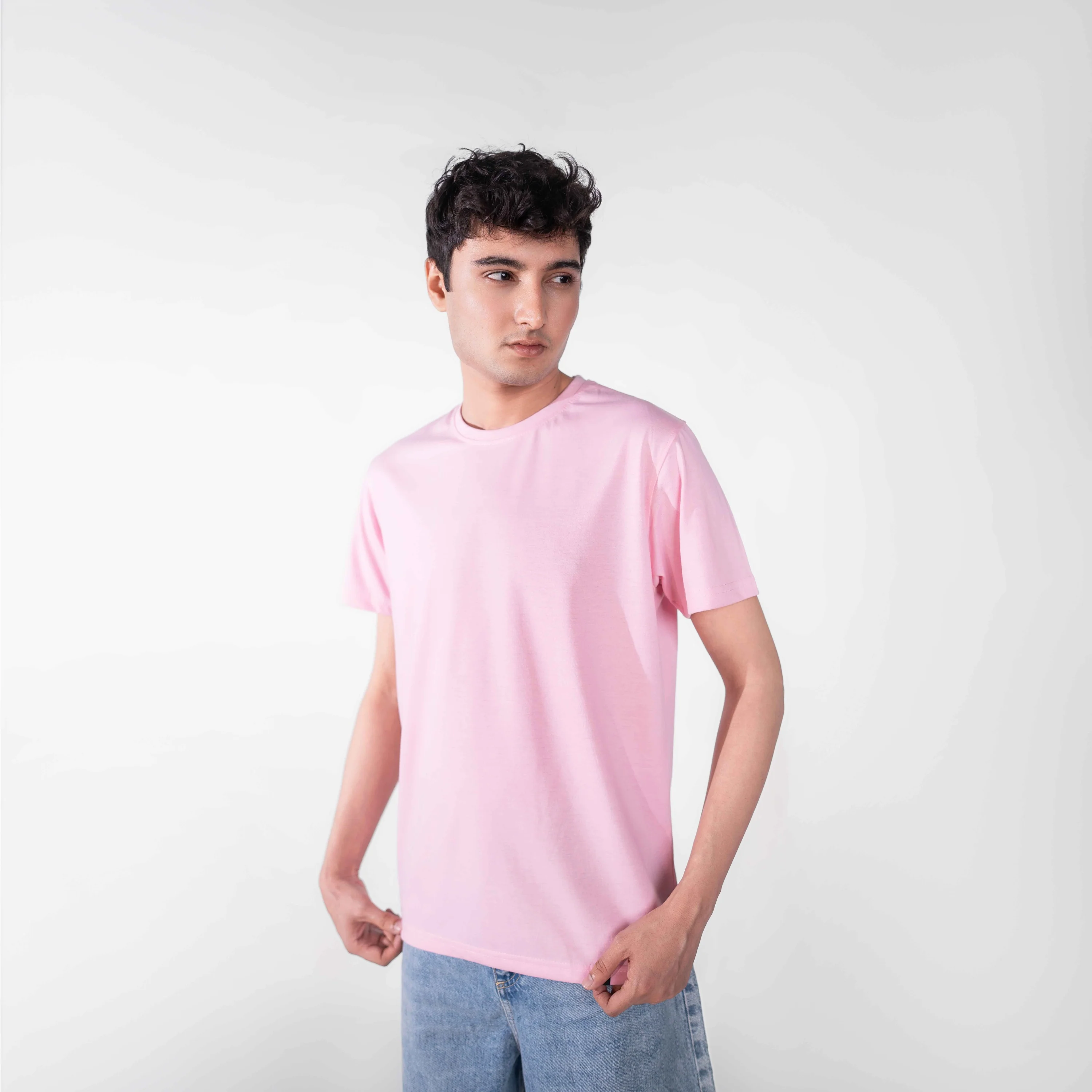 Pink Basic Tee - Image 3