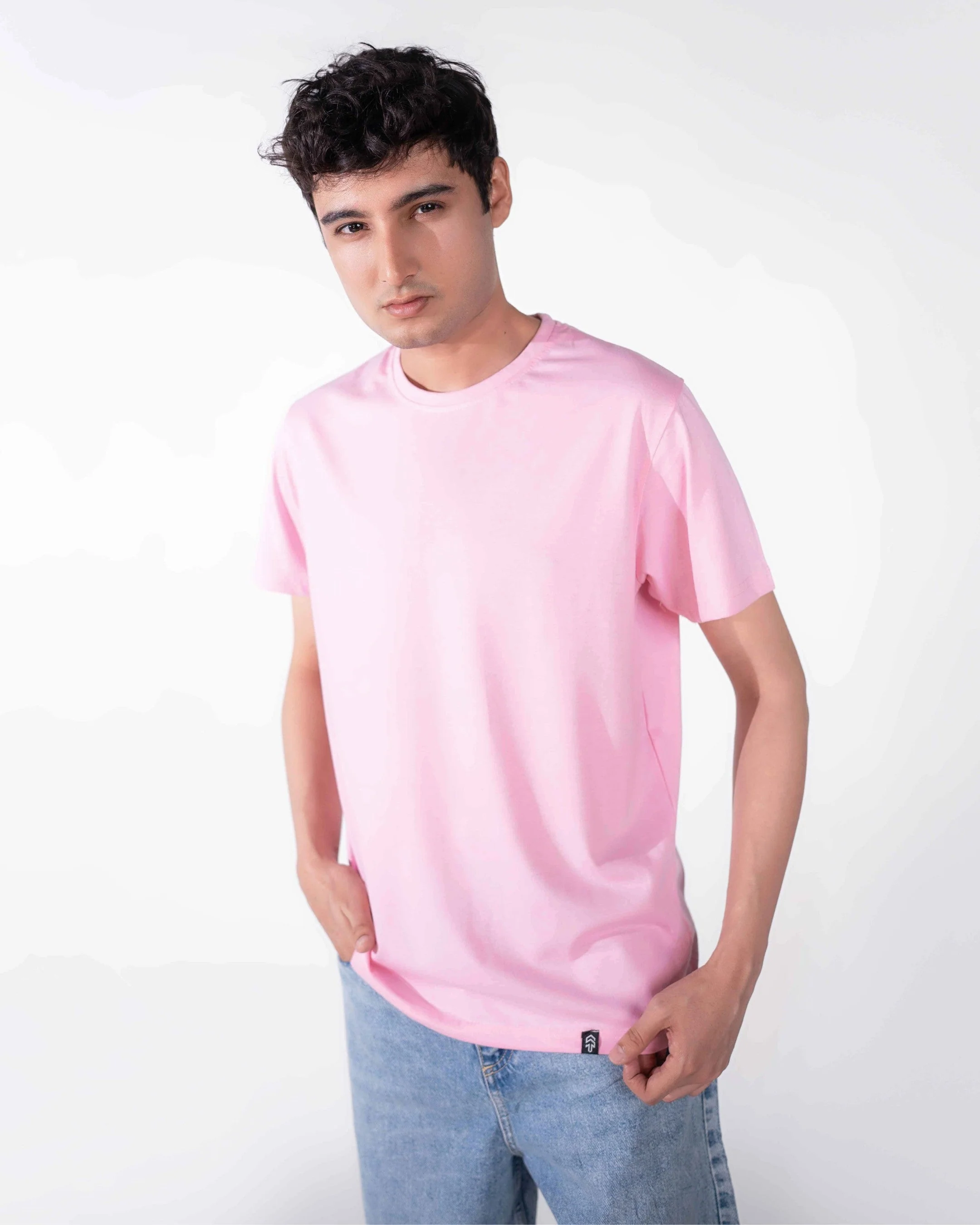 Pink Basic Tee - Image 6