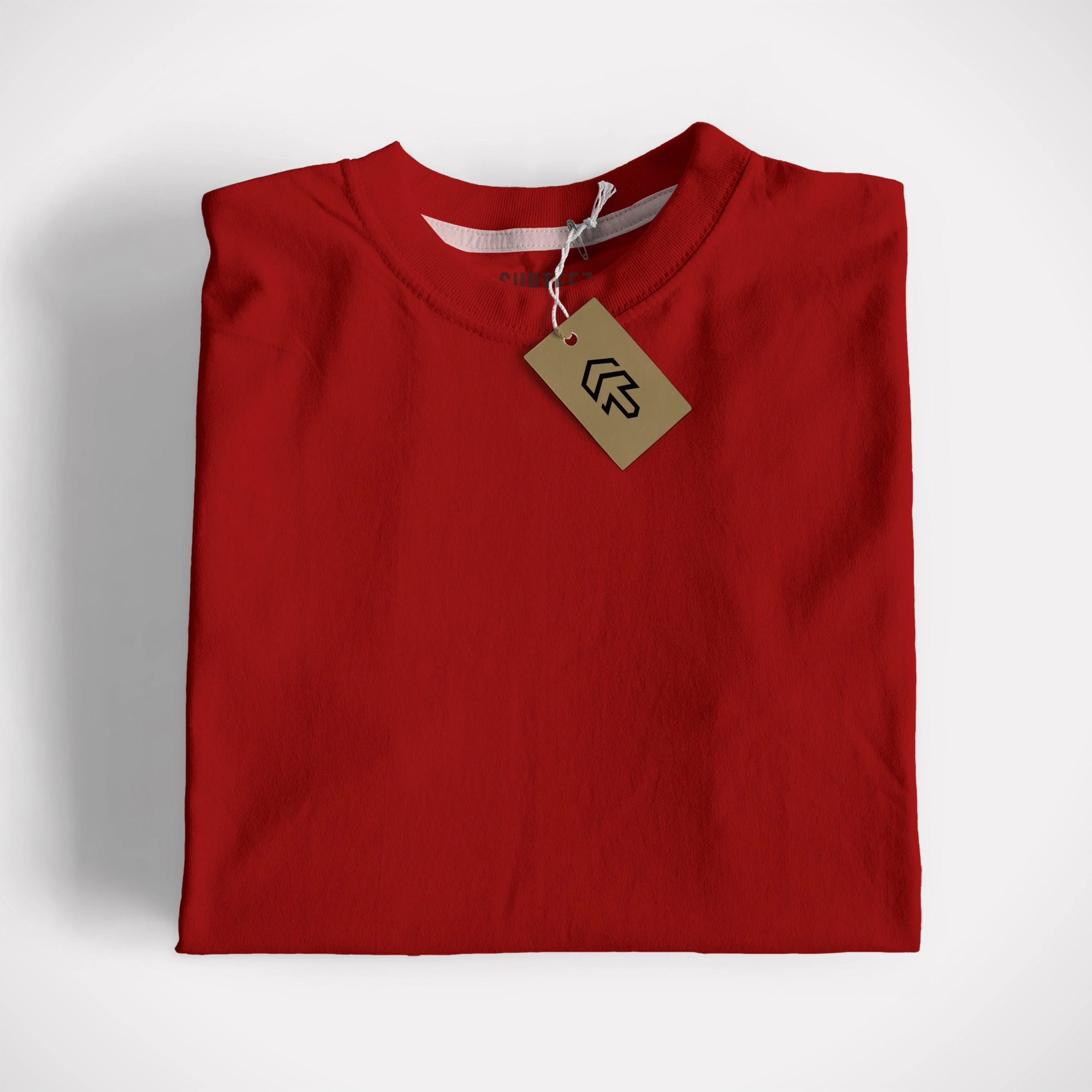 Red Basic Tee - Image 5