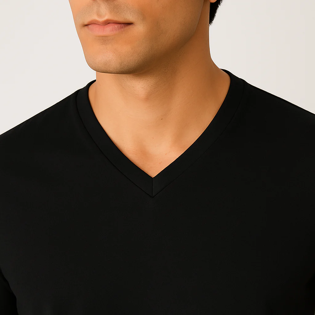 V-Neck Basic Tee - Image 2