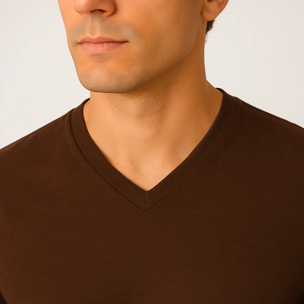 V-Neck Basic Tee - Image 5