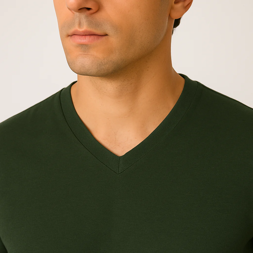 V-Neck Basic Tee - Image 8