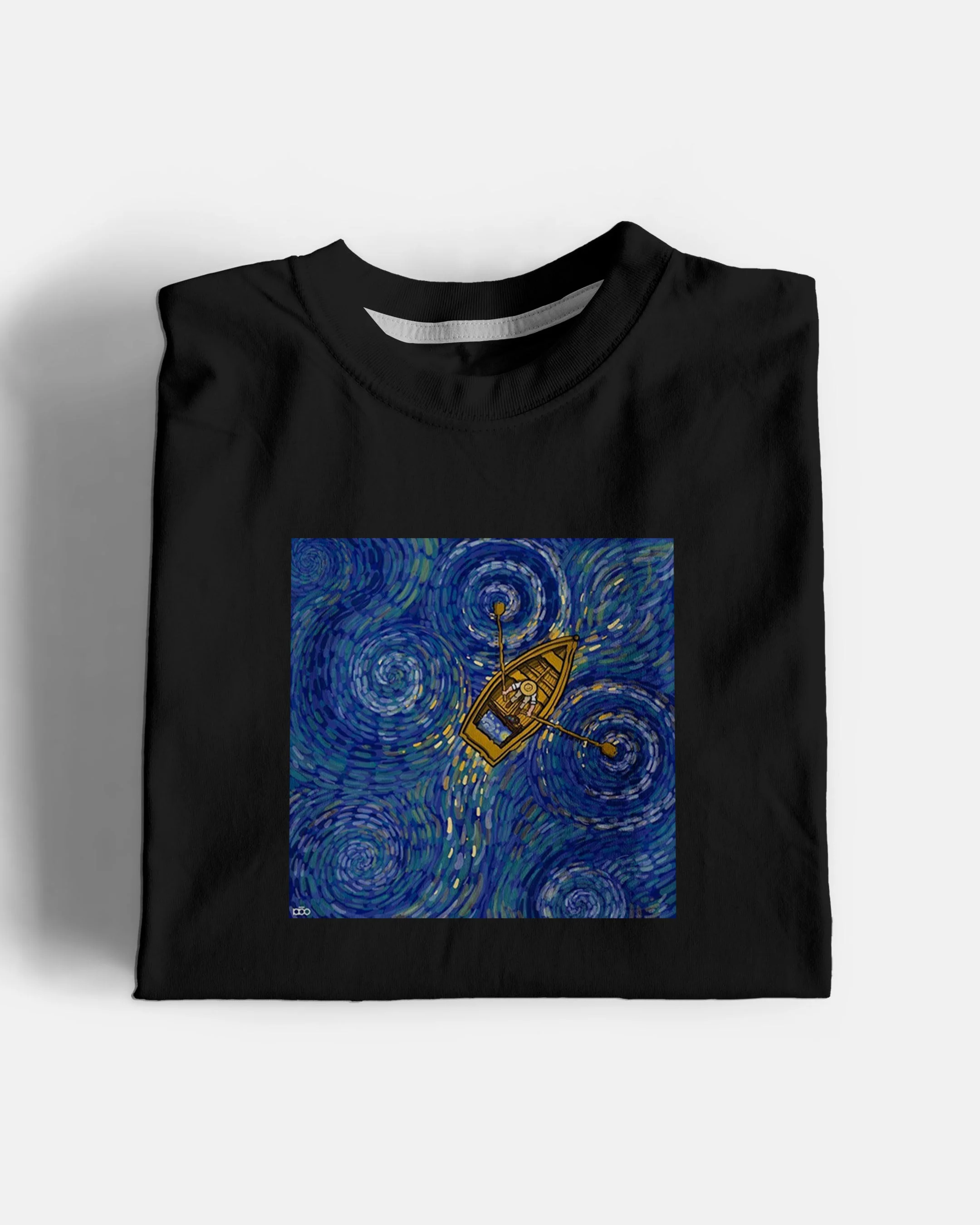 Van Gogh Starry Night Inspired Graphic Tee - Image 4