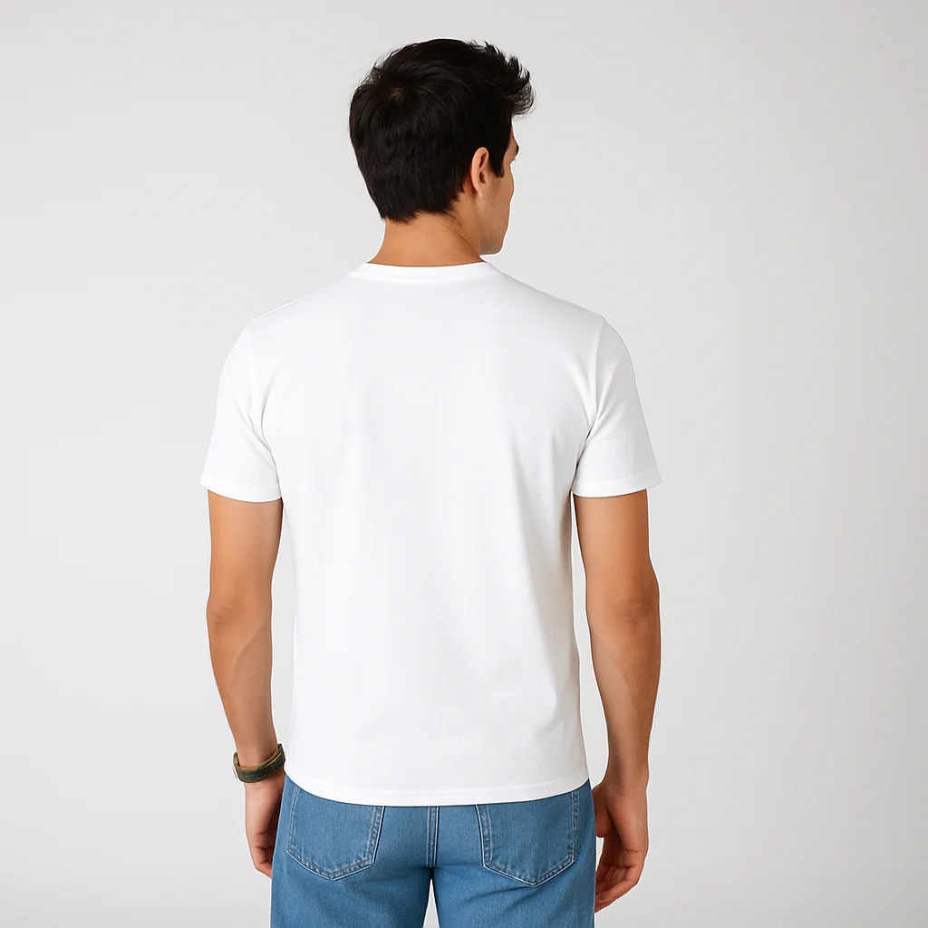 White Basic Tee - Image 5