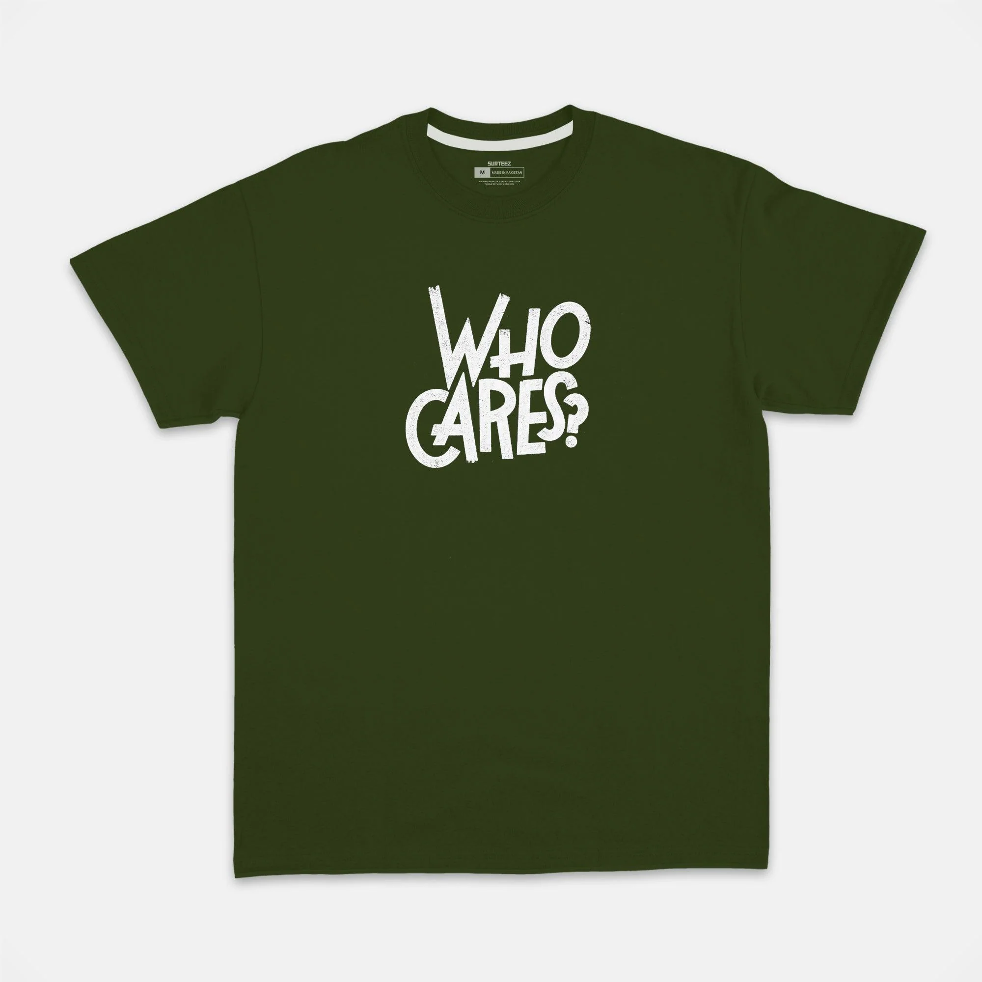 Who Cares Graphic Tee - Image 3