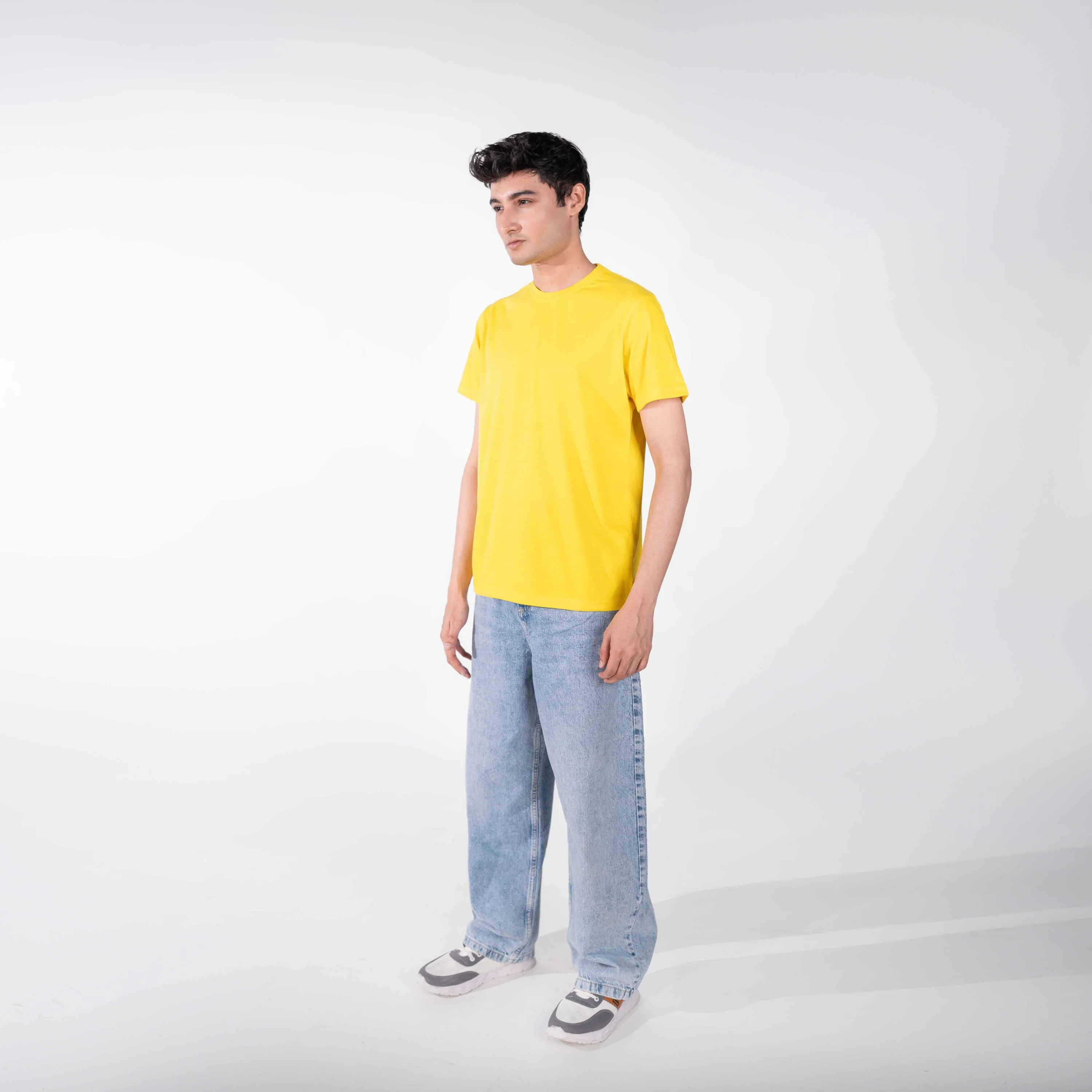 Yellow Basic Tee - Image 2