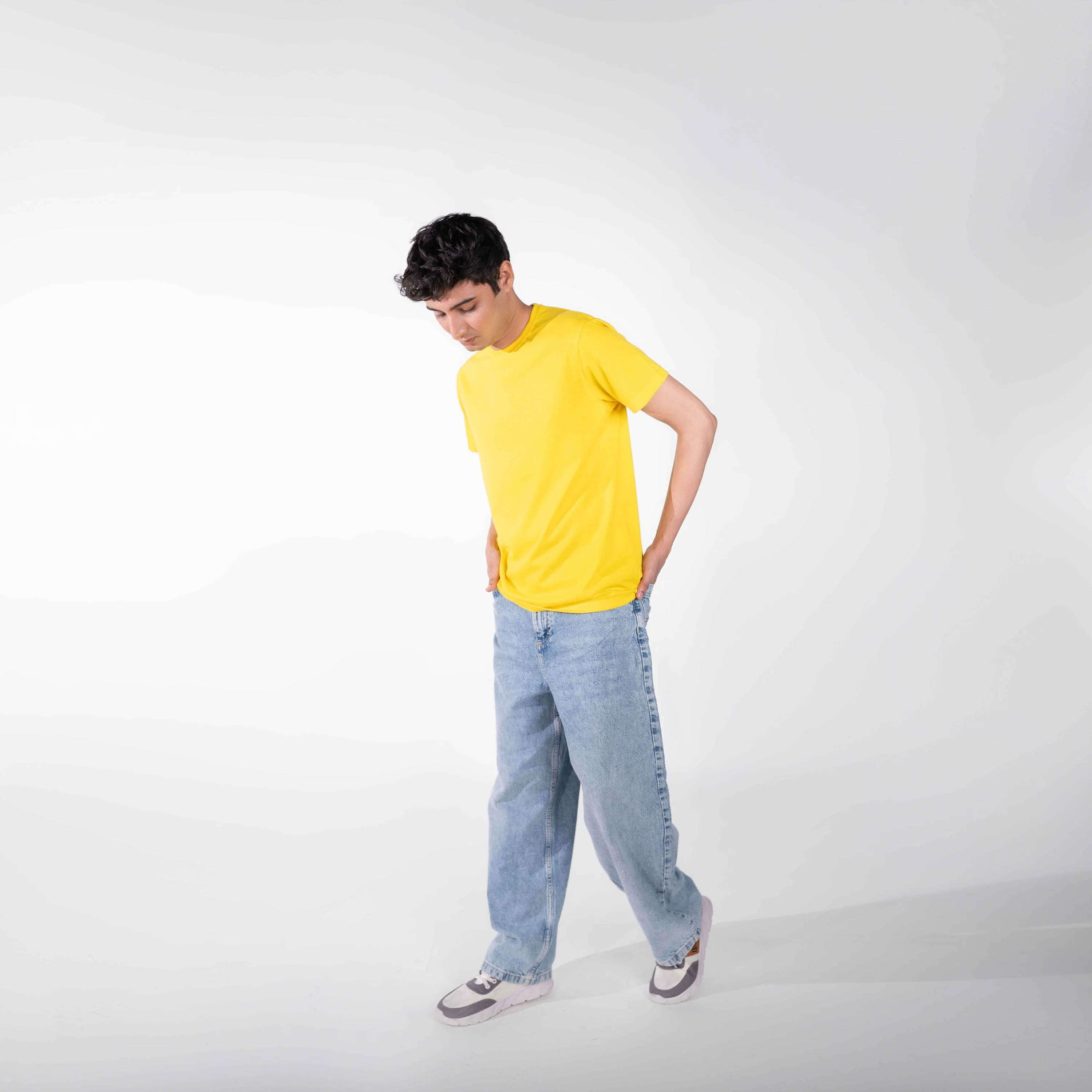 Yellow Basic Tee - Image 4